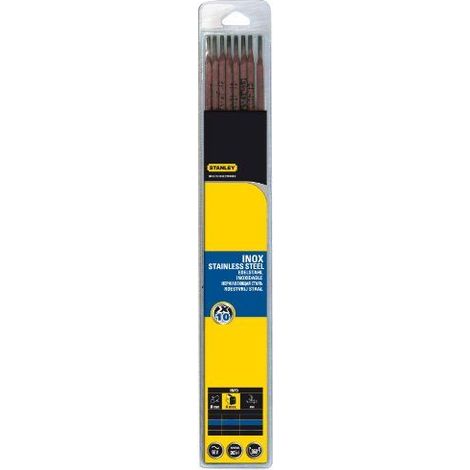 Pack électrodes De Soudure Inox 2,5mm - 10 Pièces - Stanley