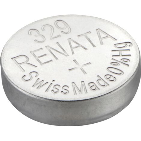 BATTERIA a BOTTONE all'ossido d'argento 329 RENATA