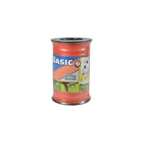 FETTUCCIA PER ELETTRORECINZIONE mm.40h, 12 fili inox, carico max Kg.130 mt.200 KERBL