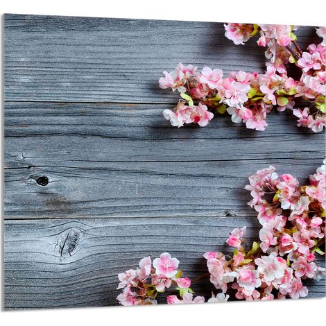 PANNELLO IN VETRO PER CUCINA 65x60 Legno (1/5)