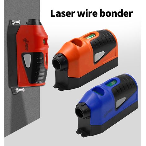 2PCS Mini niveau à bulle vertical Laser Levels Laser Straight Laser Guided Level Line Measurement Gauge Tool (1/5)