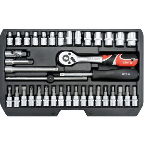 Chiavi e bussole yato yt-14471 38 pezzi resistente alla corrosione (1/2)