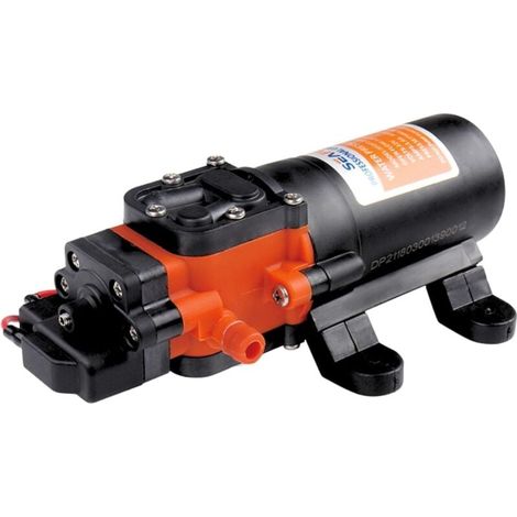 Pompe à eau à membrane 12 V, 1,2 GPM, 35 PSI, pour camping-car, pompe à eau CC, pompe auto-amorçante à batterie marine (1/4)