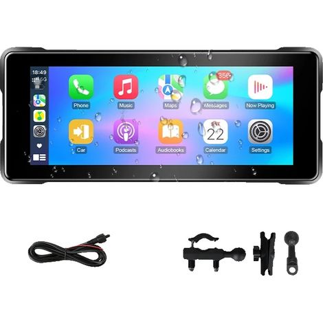 DVR de moto, Carplay sans fil, Système à double caméra, Carplay-Sans DVR (1/2)