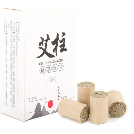 108 pièces cônes et bâtons de moxa pour moxibustion, outils de massage et d'acupuncture, soins de santé à domicile (1/5)