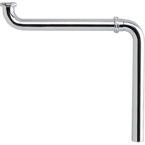 Banyo – Coude laiton chromé 32x300mm – Raccord de robinetterie DN 32 (1 1/4") – Filetage entrée 32mm – Plage de réglage 110-340mm