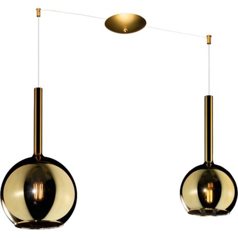 Lustre tp-future 1155 s2 mix e27 led coloré verre pyrex soufflé burette goutte moderne classique