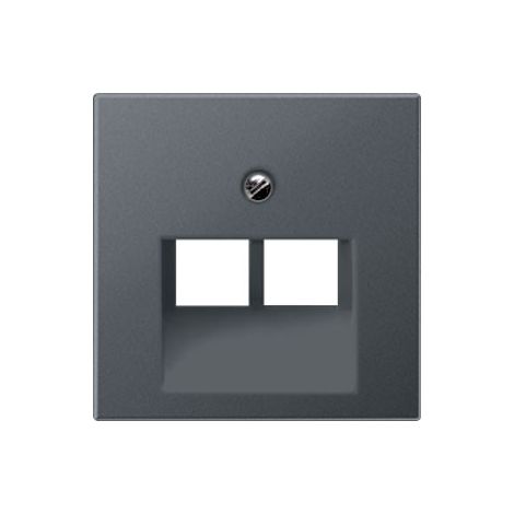 Copertura presa Jung a 569-2 bfplua anm termoplastico antracite