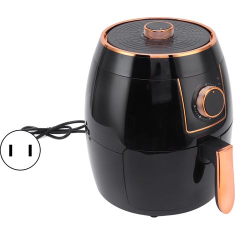 Friteuse à air 5.5L 1300W, four électrique sans huile, contrôle précis de la température, prise US 110V, pour usage domestique mécanique (1/5)