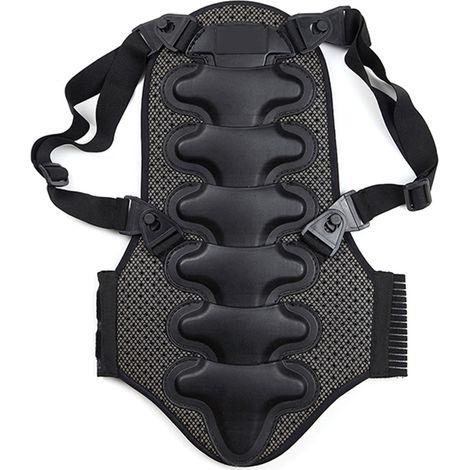 Protection dorsale pour moto, coussin de Protection EVA épais détachable, pour moto, vélo de montagne, patinage, ski