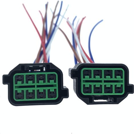 Compatible avec les phares Haval H2H4F5H5H6M6F7H7H9 et les connecteurs de faisceau de câblage de phares BYD -- JB1418-8P