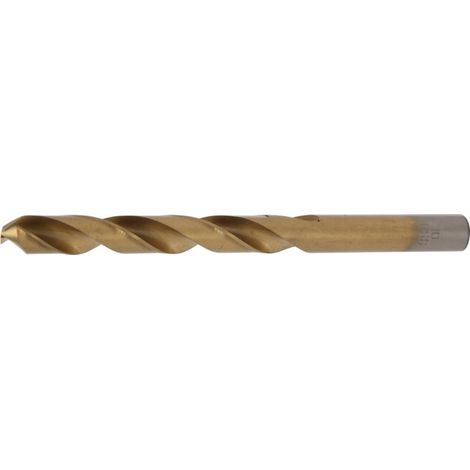 Forets hélicoïdaux HSS-G nitrure de titane 10,0 mm BGS
