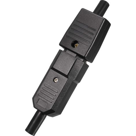 Prise de courant 250V 10A IEC 320 C14, à C13 (1/4)
