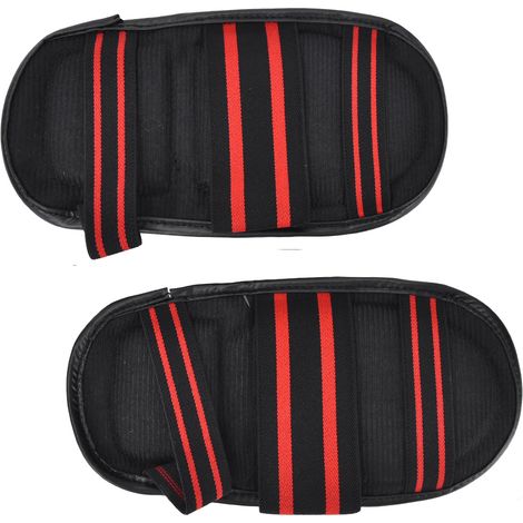 Protections de cou-de-pied en EVA pour Sanda, Boxe, MMA, Muay Thaï (noir)