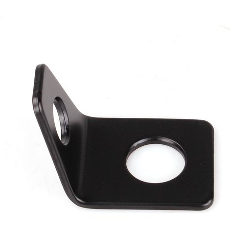 Car modification parts, seat belt metal plate retainer 90-degree angle bracket kit, L-shaped mounting bracket - 1 piece
