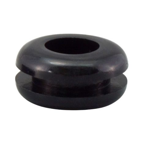 Passe-câble RS PRO, Ø câble max. 10.5mm, Ø découpe 13.9mm, panneau 3.4mm max en PVC ( Prix pour Sachet de 250 )