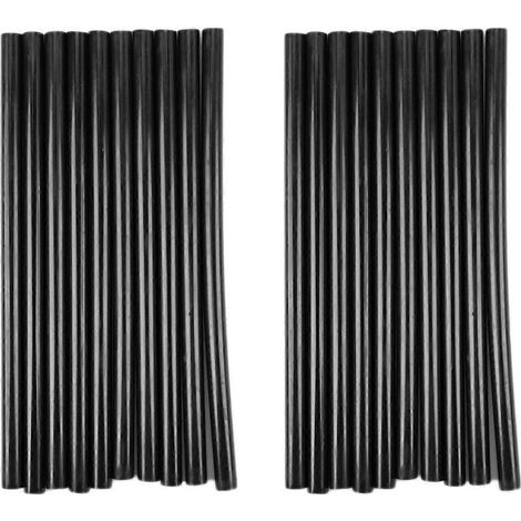 20 Stück Heißklebesticks 150 x 7 mm Schwarz (1/5)