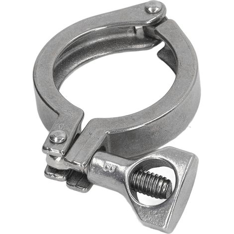 Dreifach-Klemmverschraubung aus Edelstahl 304 mit 1 Stift und Flügelmutter für Schlauchleitungen 38 (1/5)