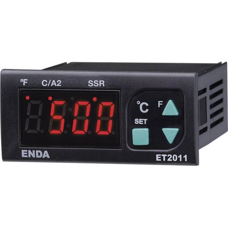 Enda ET2011-RT-230 PID Termostato Pt100 -100 fino a +600 °C Relè 8 A, SSR (L x L x A) 71 x 77 x 35 mm