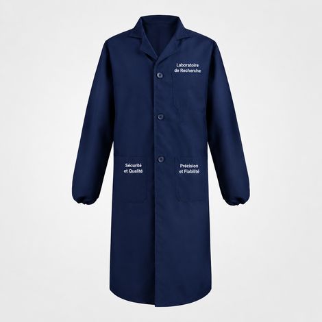 Blouse de travail longue bleu foncé taille unique 185/XXXL anti-poussière 185 xxxl 368 g – Livraison gratuite