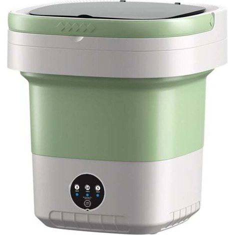Machine à laver portable, mini machine à laver pliable de grande capacité améliorée de 12 L, petite laveuse pour vêtements de bébé, sous-vêtements ou petits articles, dortoir, blanchisserie de voyage