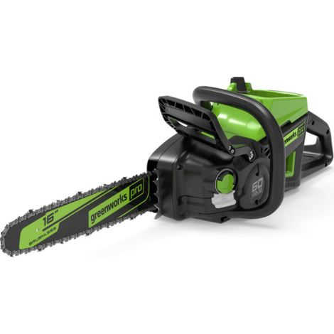 GREENWORKS 60V Brushless-Akku-Kettensäge - 40cm Kette - Ohne Akku und Ladegerät - GD60CS40 (1/5)