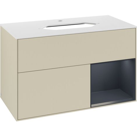 Villeroy & Boch G251HGHJ Colonne sous-lavabo Finion G25