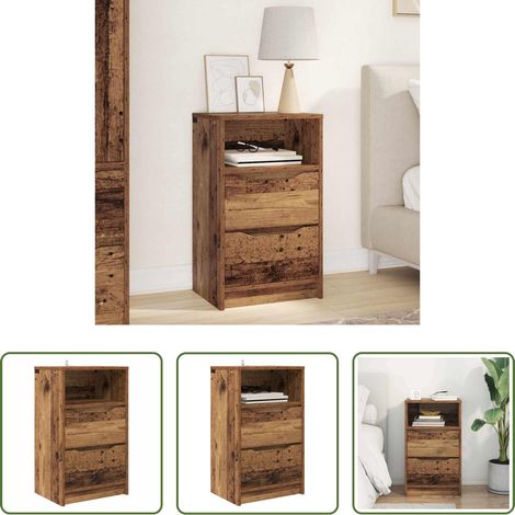 Nachttisch Altholz - Nachttisch Altholz 40 x 30 x 467 cm Holzwerkstoff (1/5)