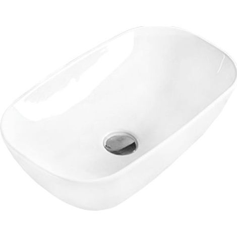 Mexen Klara Aufsatzwaschbecken 46 x 23 cm, Weiß - 21564600 (1/2)