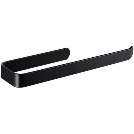 Porte-Serviette Salle de Bain Adhésif ,Porte-Serviettes Moderne Simple sans Perage,Porte-Serviettes Mural,29CM,304 Acier Inoxydable,Noir Mat,Convient pour Cuisine, Salle de Bain, Tiroir, Armoire (1/3)