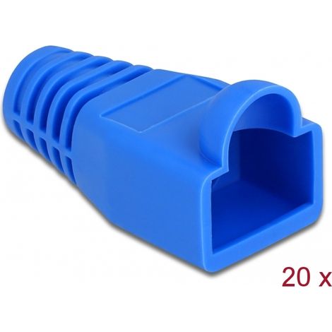 Funda RJ45 Azul bolsa de 20 piezas