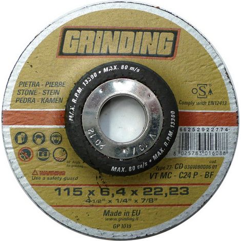 25PZ GRINDING MINIDISCO PER SBAVARE MARMO SPESSORE 6,4MM DIAMETRO 115MM (1/2)