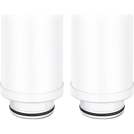 Filtre robinet, filtre à charbon actif, filtre céramique, remplacement de filtre en céramique, purificateur d'eau pour robinet, système de filtration (2 cartouche filtre eau) (1/5)