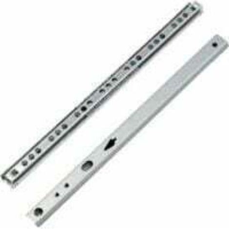 Coulisse Tiroir 2 paire Glissières pour Tiroirs en Métal à Roulement à Billes Coulisses à Bille Rails de Tiroirs à Coulisse Glissières à Roulement à Billes pour Tiroir de Meubles 246x17x10mm (1/5)