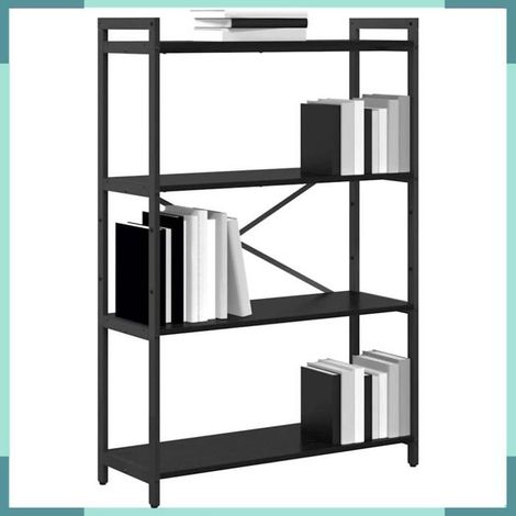 Étagère - 868419 - Chêne noir - Bois d'ingénierie - 80 x 30 x 120 cm (1/5)