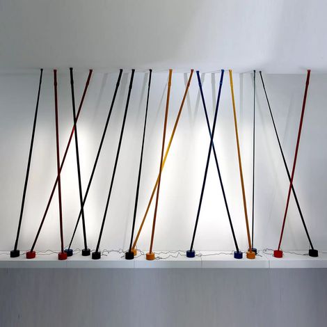 [GEBRAUCHT] B-Ware Martinelli Luce Elastica Band Stehlampe Leselampe Wohnzimmerlampe Leuchte Licht