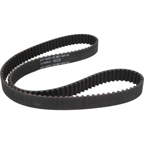 Zahnriemen für Außenbordmotoren 67F-46241-00, passend für 75 PS, 80 PS, 90 PS, 100 PS und 115 PS Viertaktmotoren, Hochleistungs-Bootsriemen, Ersatzteil für die Schifffahrt. (1/5)