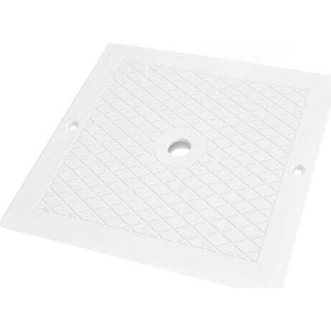 Quadratische Skimmerabdeckung (25,5 cm), effiziente und einfach zu installierende quadratische Skimmerabdeckung für Schwimmbecken und Whirlpools, hohe Zuverlässigkeit