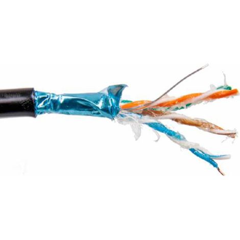 Computerkabel FTPw 4x2x0,5 Cat.6 Erdung geliert 1m SecurityNET C&C Partners SEC6FTPG
