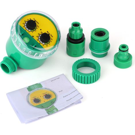 Programmateur d'arrosage intelligent G1-1/4 DN32 en POM avec écran LCD, étanche, pour irrigation automatique de jardin et pelouse (1/5)