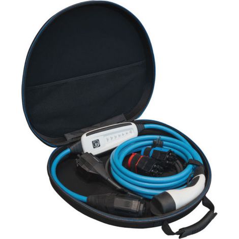 NRGkick 17701093 Stazione di Ricarica per Veicoli Elettrici Tipo 2 Potenza 11000 W IP67 IP69K Cavo 7,5 m colore Blu
