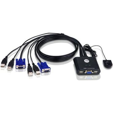 Aten Switch KVM USB VGA a 2 porte, CS22U (1/5)
