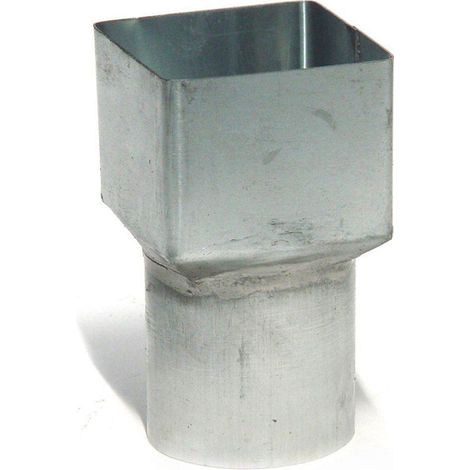 RHEINZINK raccord conique walsblank – 80 mm (côté femelle) / 76 mm (sortie ronde)