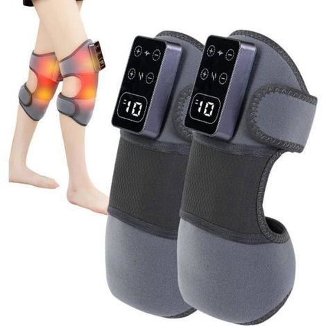 Genouillères - Genouillères chauffantes électriques - Masseur de genoux sans fil - Masseur de genoux chauffant - Genouillères (1/5)