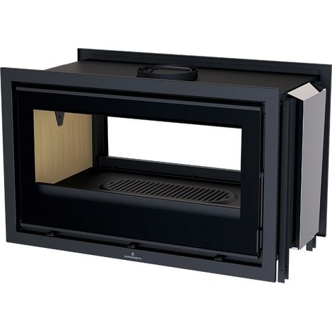 Inserto Camino Bifacciale Doppia Combustione 1007x596 Bronpi Cairo Refrattario 13 KW