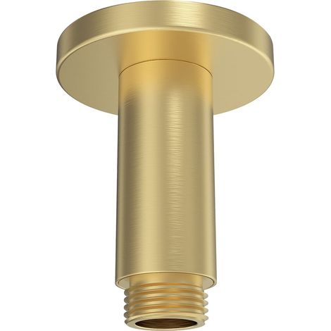 Bristan Ceiling Fed Shower Arm Round Brushed Brass