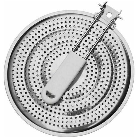 Distributeur de chaleur en acier inoxydable de 21 cm, pour plaques de cuisson à gaz uniquement (1/5)
