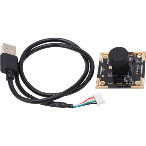 Module caméra 1MP noir 1280x720 USB mise au point manuelle 160° carte webcam avec câble USB (1/5)
