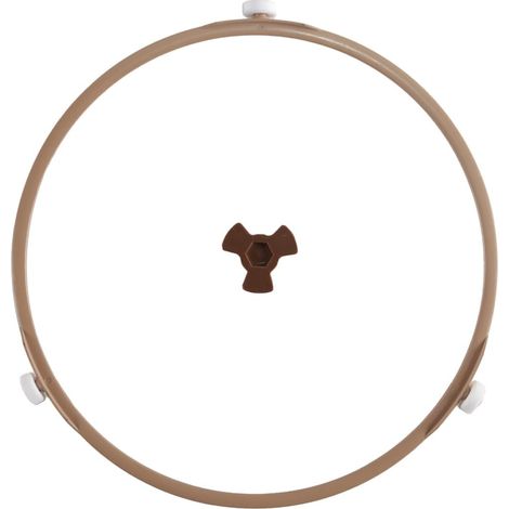 Anneau de plateau tournant pour micro-ondes, 22,2 cm/8,74 pouces, anneau de remplacement avec noyau rotatif, support de plateau en verre (1/5)