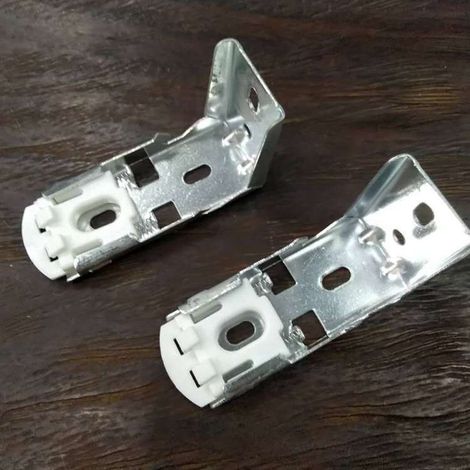 Supports de fixation latéraux et supérieurs pour voilages, accessoires universels pour murs-rideaux et supports (1/5)